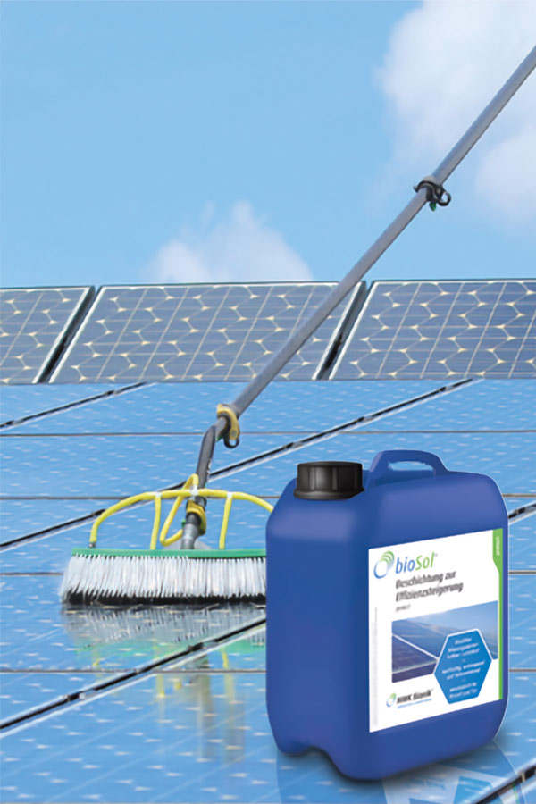 Photovoltaik Reinigung - Langfristig optimale Ertrage mit bioSol® Beschichtung