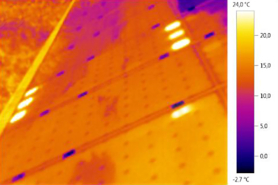 PV-Anlagen Thermografie Aufnahmen der Module